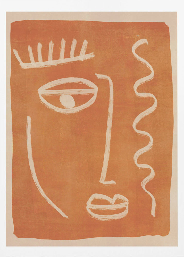 Abstract Face Portrait - Poster / Art Print