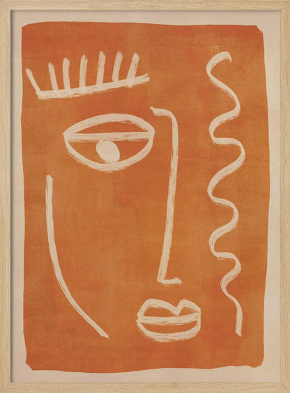 Abstract Face Portrait - Poster / Art Print