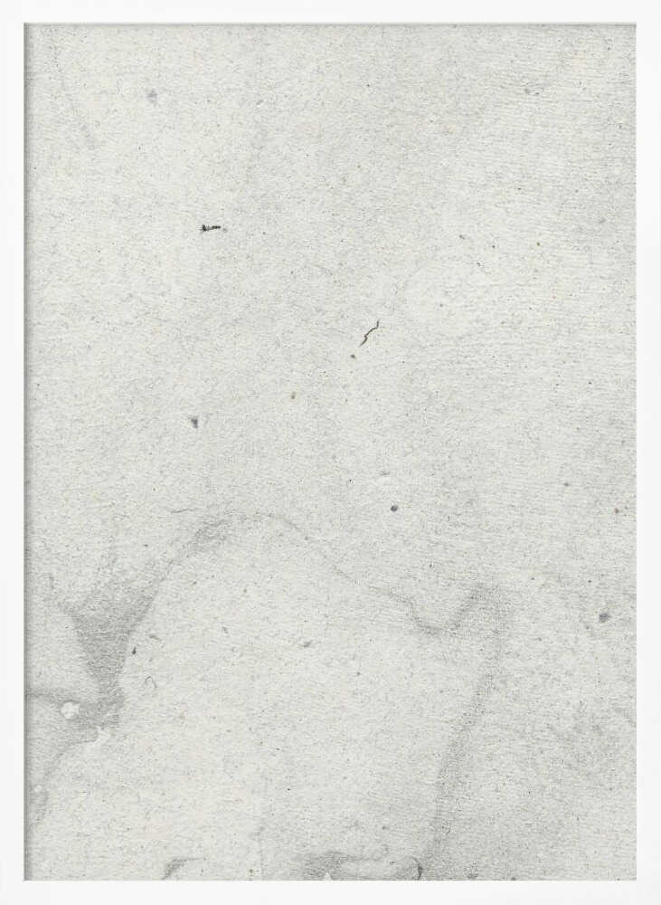 Minimalist art print of a light gray concrete texture, framed in black for a modern wall art look.