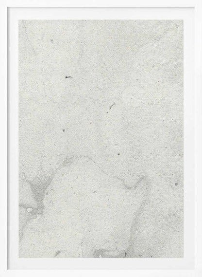 Minimalist art print of a light gray concrete texture, framed in black for a modern wall art look.