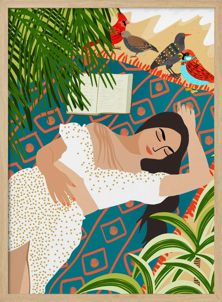 Beach. Read. Sleep. Repeat. - Posters / Art Prints