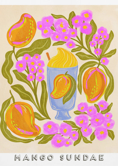Mango Sundae - Poster / Art Print