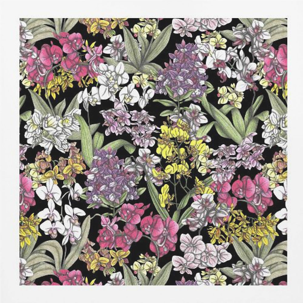 Colorful Flowers Pattern - Poster / Art Print
