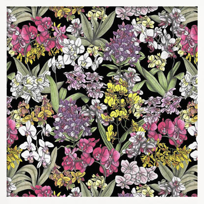 Colorful Flowers Pattern - Poster / Art Print