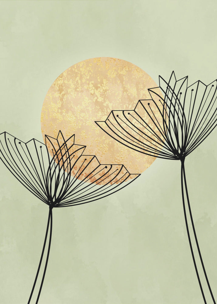 Abstract Botanical Art Print - Poster / Art Print