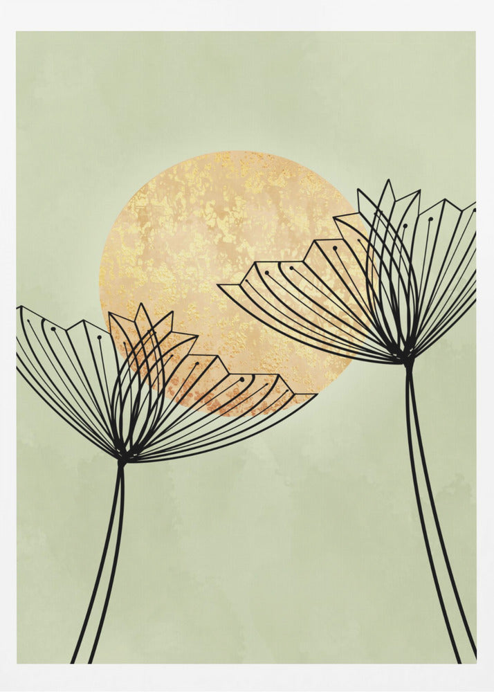 Abstract Botanical Art Print - Poster / Art Print
