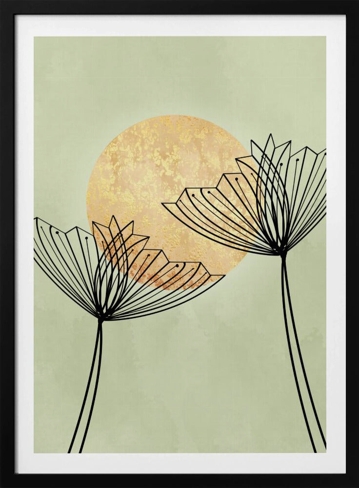 Abstract Botanical Art Print - Poster / Art Print