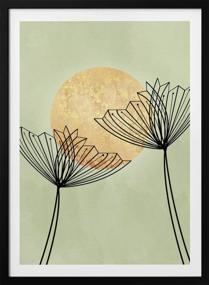 Abstract Botanical Art Print - Poster / Art Print