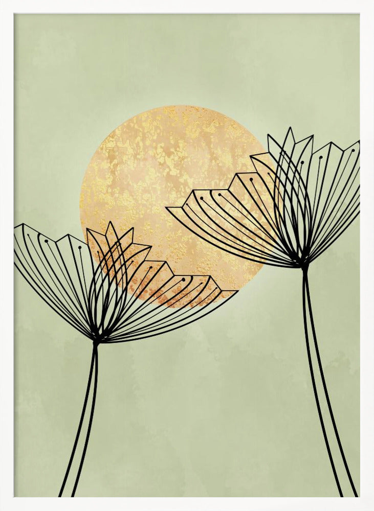 Abstract Botanical Art Print - Poster / Art Print