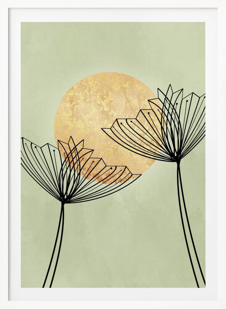 Abstract Botanical Art Print - Poster / Art Print