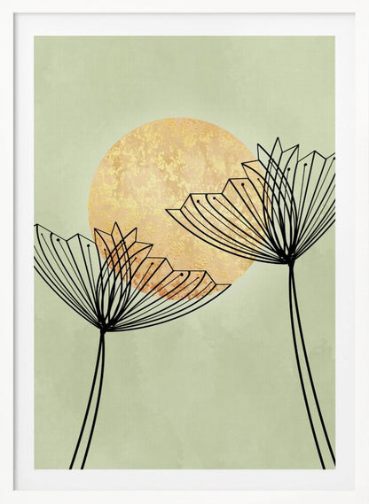 Abstract Botanical Art Print - Poster / Art Print