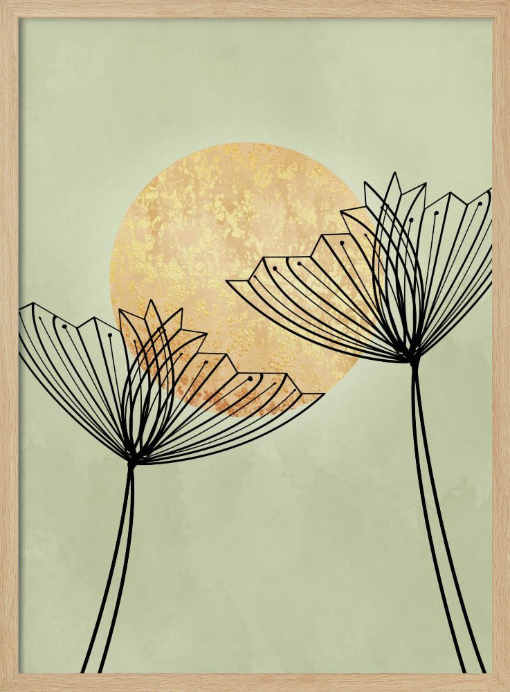 Abstract Botanical Art Print - Poster / Art Print