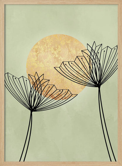 Abstract Botanical Art Print - Poster / Art Print