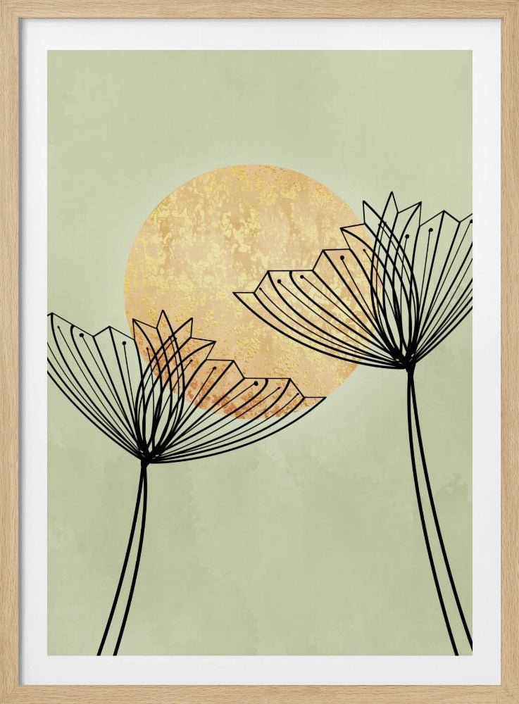 Abstract Botanical Art Print - Poster / Art Print