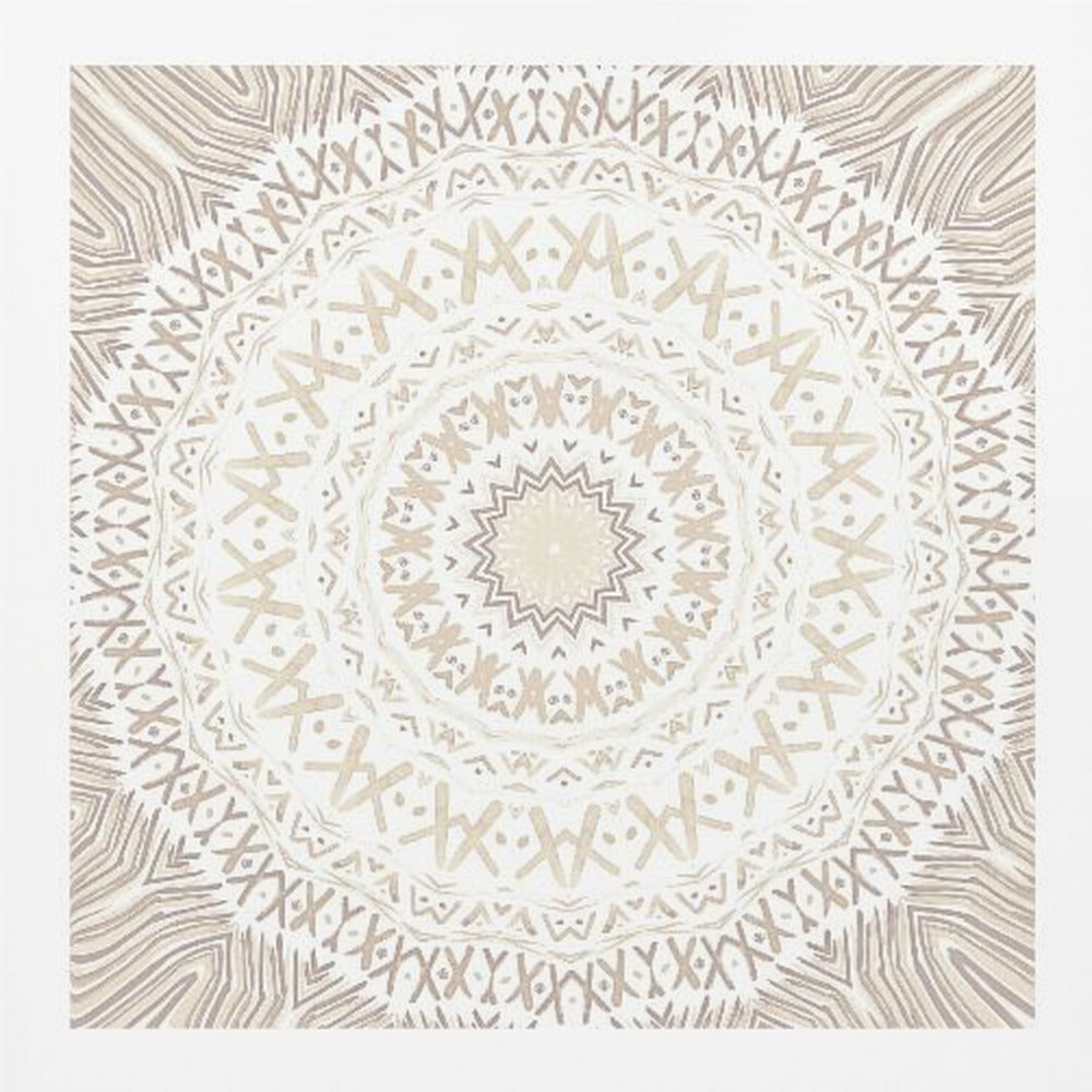 Festival Summer Beige Mandala - Poster / Art Print