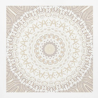 Festival Summer Beige Mandala - Poster / Art Print