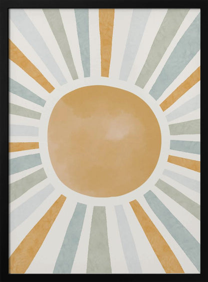 Radiant Sunburst - Poster / Art Print