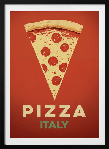 Pepperoni Pizza Slice - Poster / Art Print