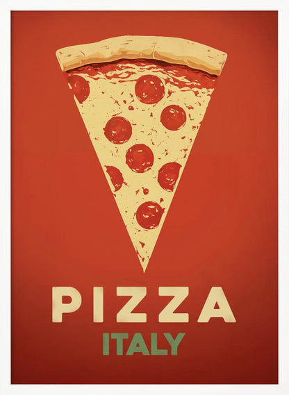 Pepperoni Pizza Slice - Poster / Art Print