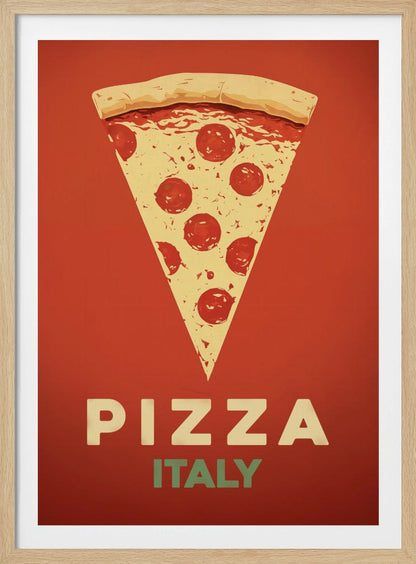 Pepperoni Pizza Slice - Poster / Art Print