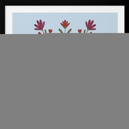 Symmetrical Floral Pattern - Poster / Art Print