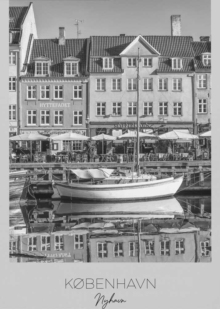 Serene Nyhavn Reflections - Poster / Art Print