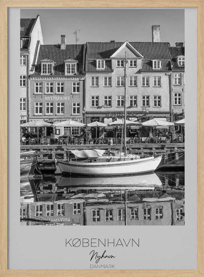 Serene Nyhavn Reflections - Poster / Art Print