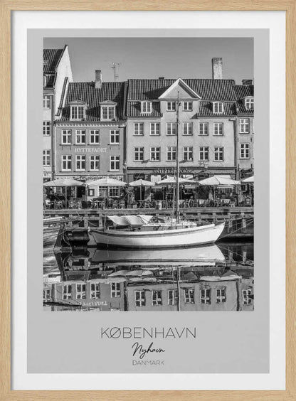 Serene Nyhavn Reflections - Poster / Art Print