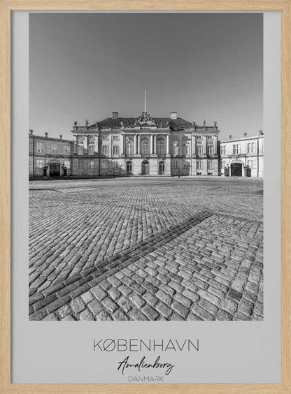 Amalienborg Palace In Copenhagen - Poster / Art Print