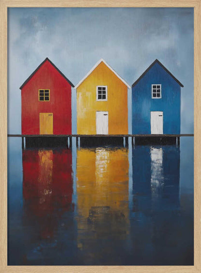 Harbour Harmony - Poster / Art Print