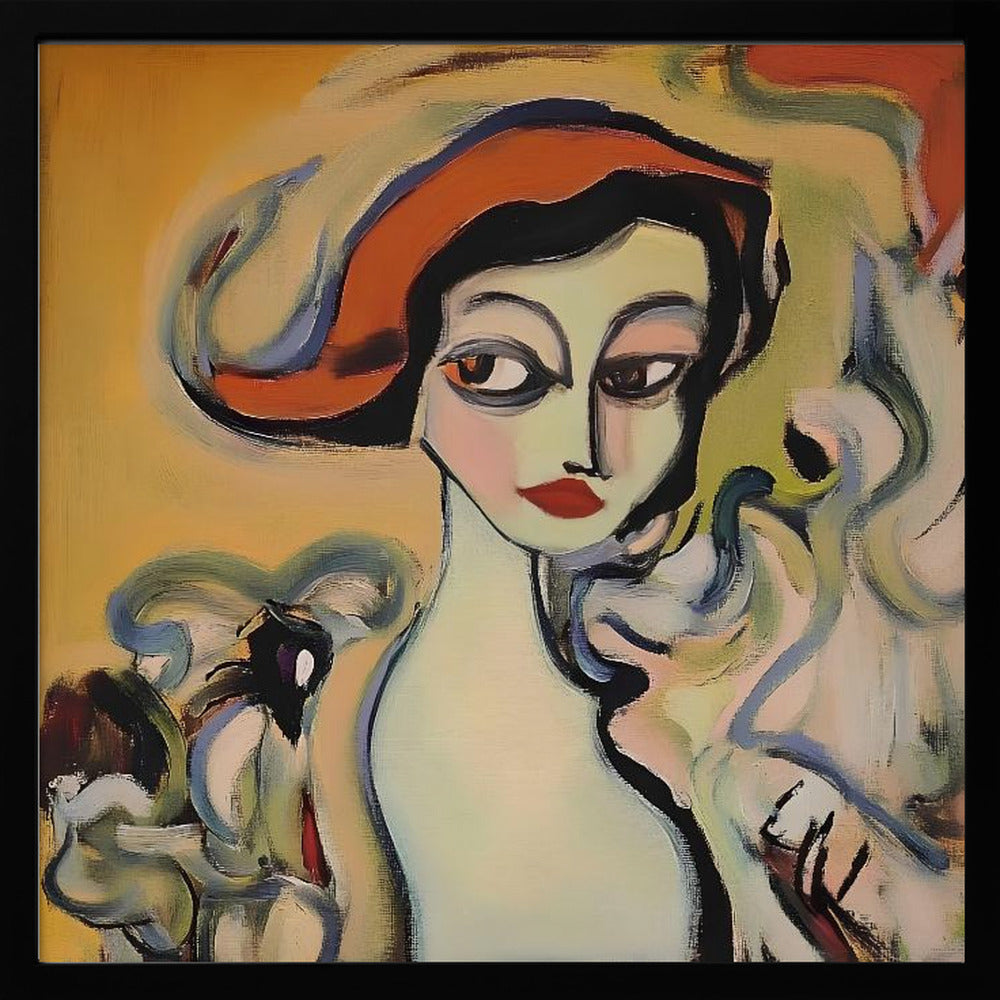 Woman With a Hat - Poster / Art Print