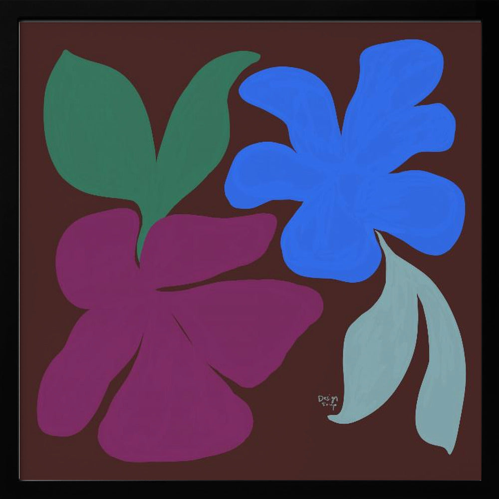 Graphic Florals - Poster / Art Print