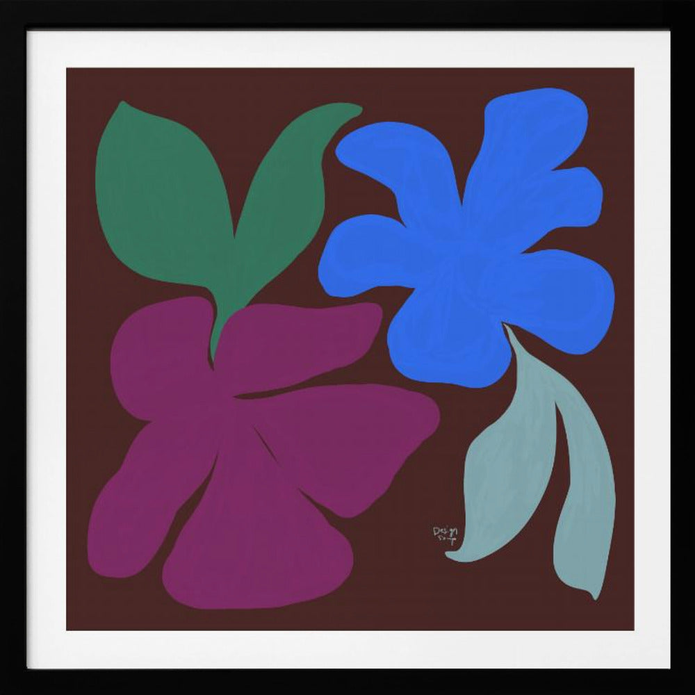 Graphic Florals - Poster / Art Print