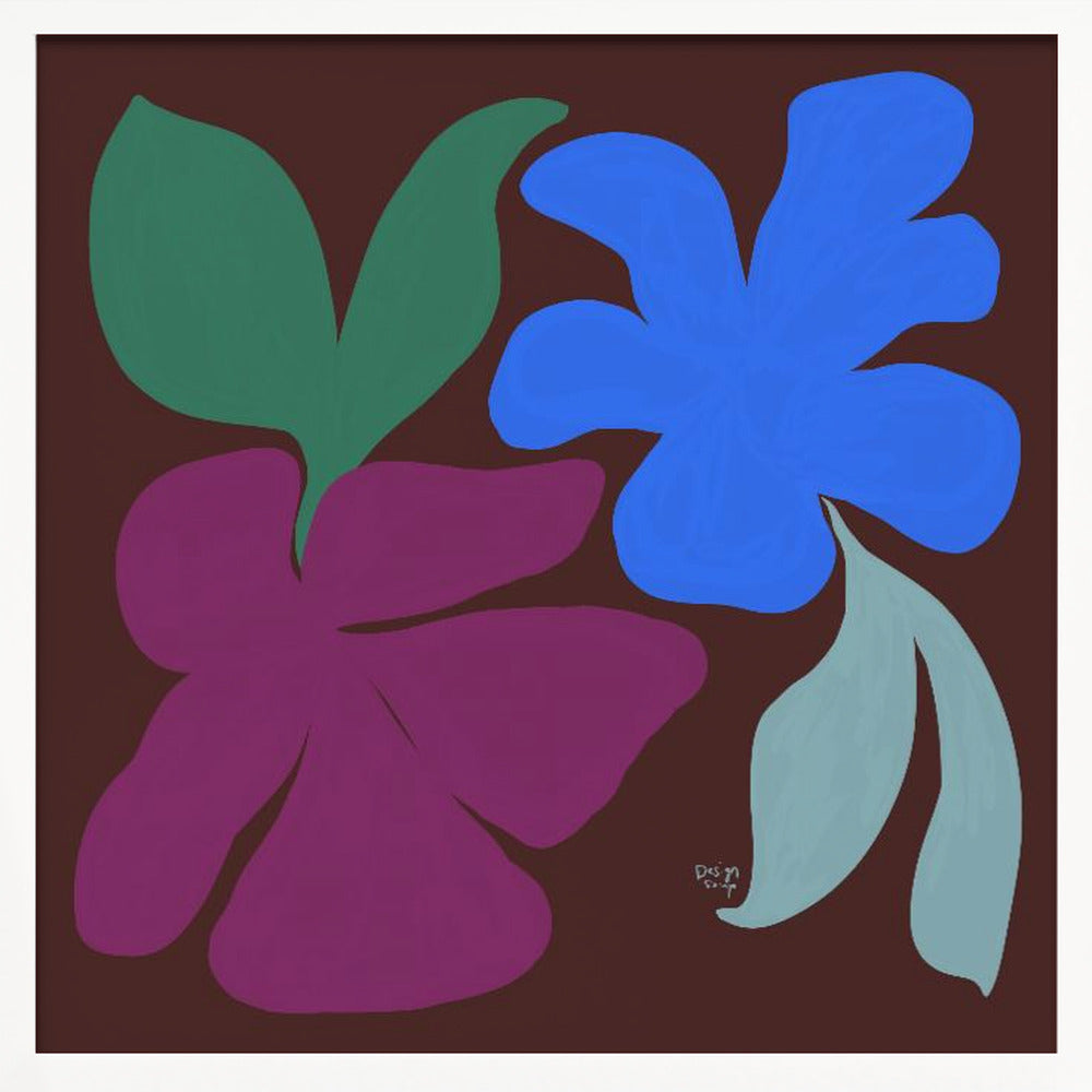 Graphic Florals - Poster / Art Print
