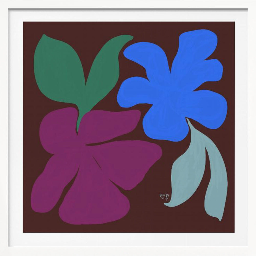 Graphic Florals - Poster / Art Print