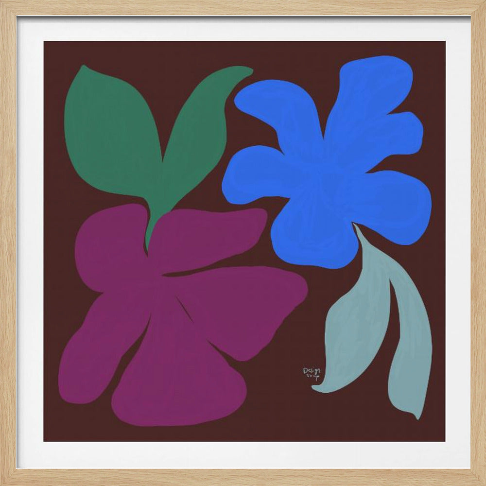 Graphic Florals - Poster / Art Print