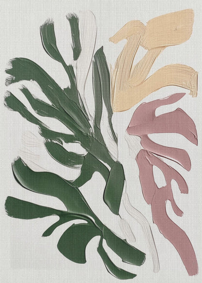 Painterly Florals II - Poster / Art Print