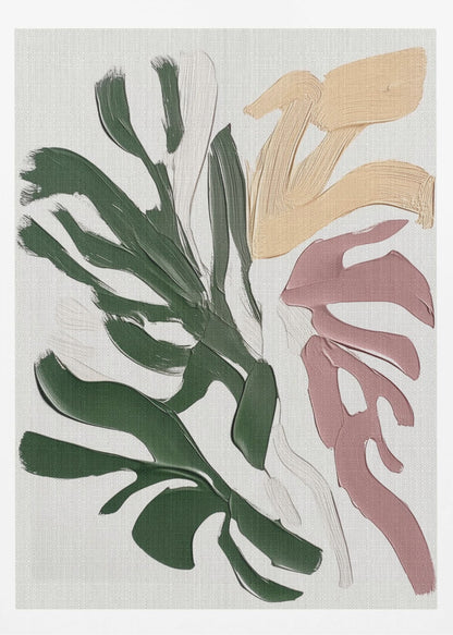 Painterly Florals II - Poster / Art Print