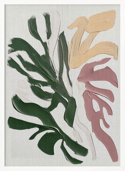 Painterly Florals II - Poster / Art Print