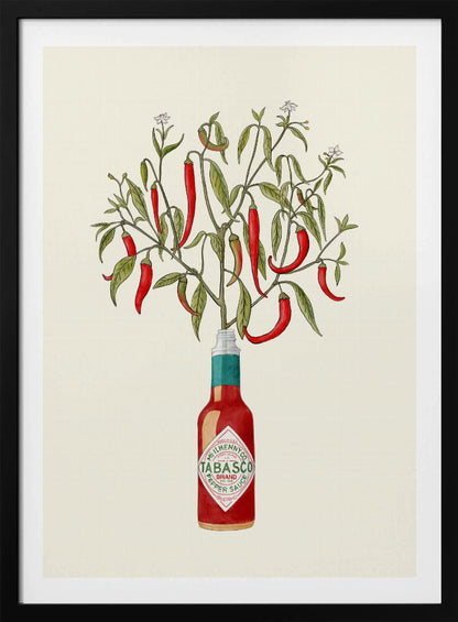 Chili Pepper Plant - Poster / Art Print