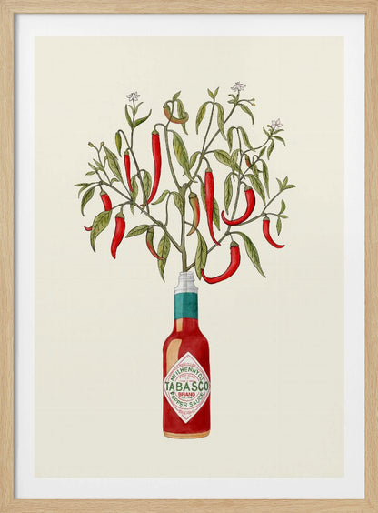 Chili Pepper Plant - Poster / Art Print