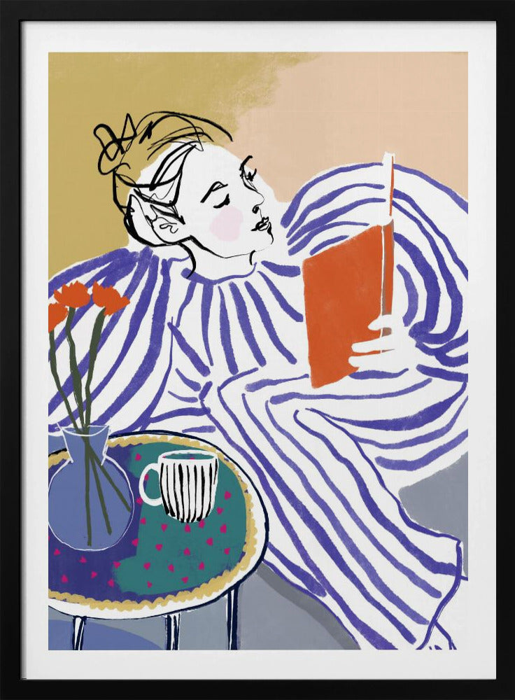 Cozy Reading Corner - Poster / Art Print