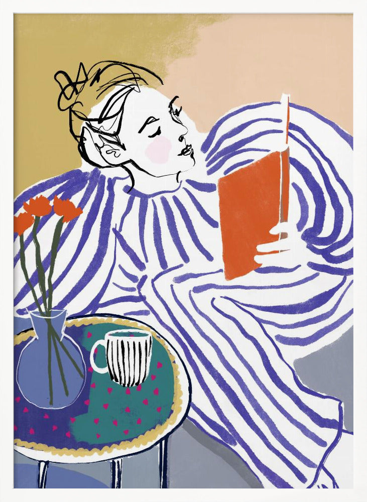 Cozy Reading Corner - Poster / Art Print