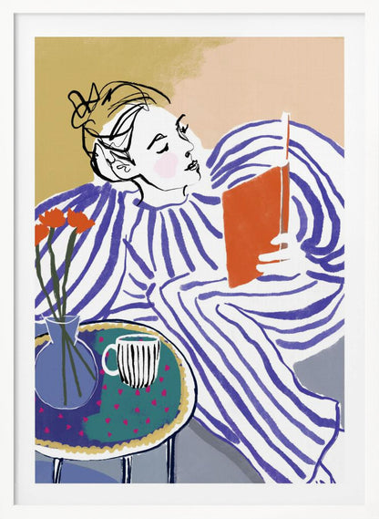 Cozy Reading Corner - Poster / Art Print