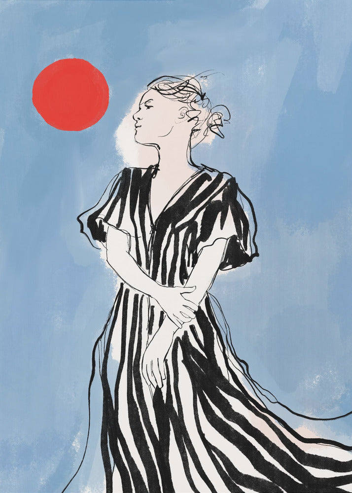 Serene Stripes - Poster / Art Print