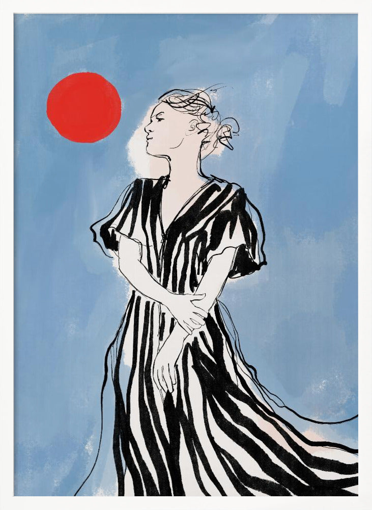 Serene Stripes - Poster / Art Print