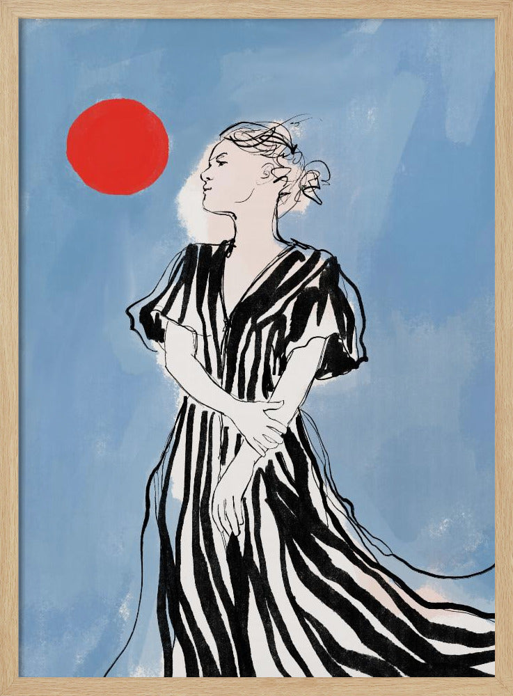 Serene Stripes - Poster / Art Print