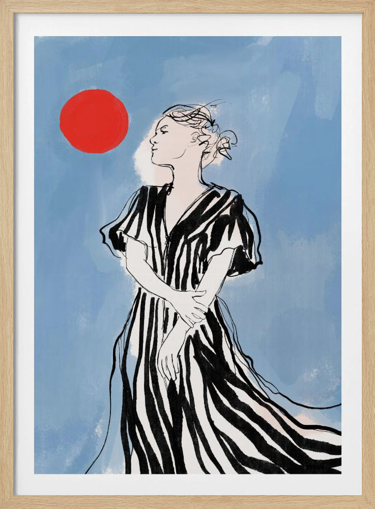 Serene Stripes - Poster / Art Print
