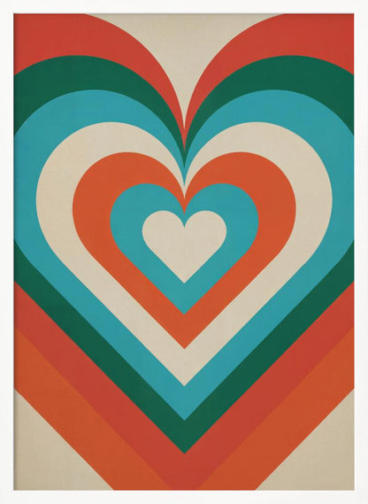 Concentric Hearts - Poster / Art Print