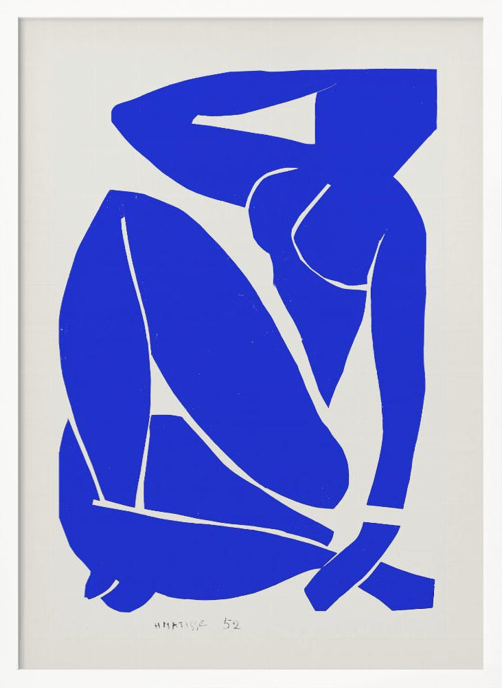 Nudo Blu III 1952 - Poster / Art Print